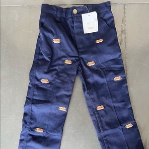 Orient Express Boys Twill Pant NWT - Navy - “Streetcars” - Size 4T - New Orleans